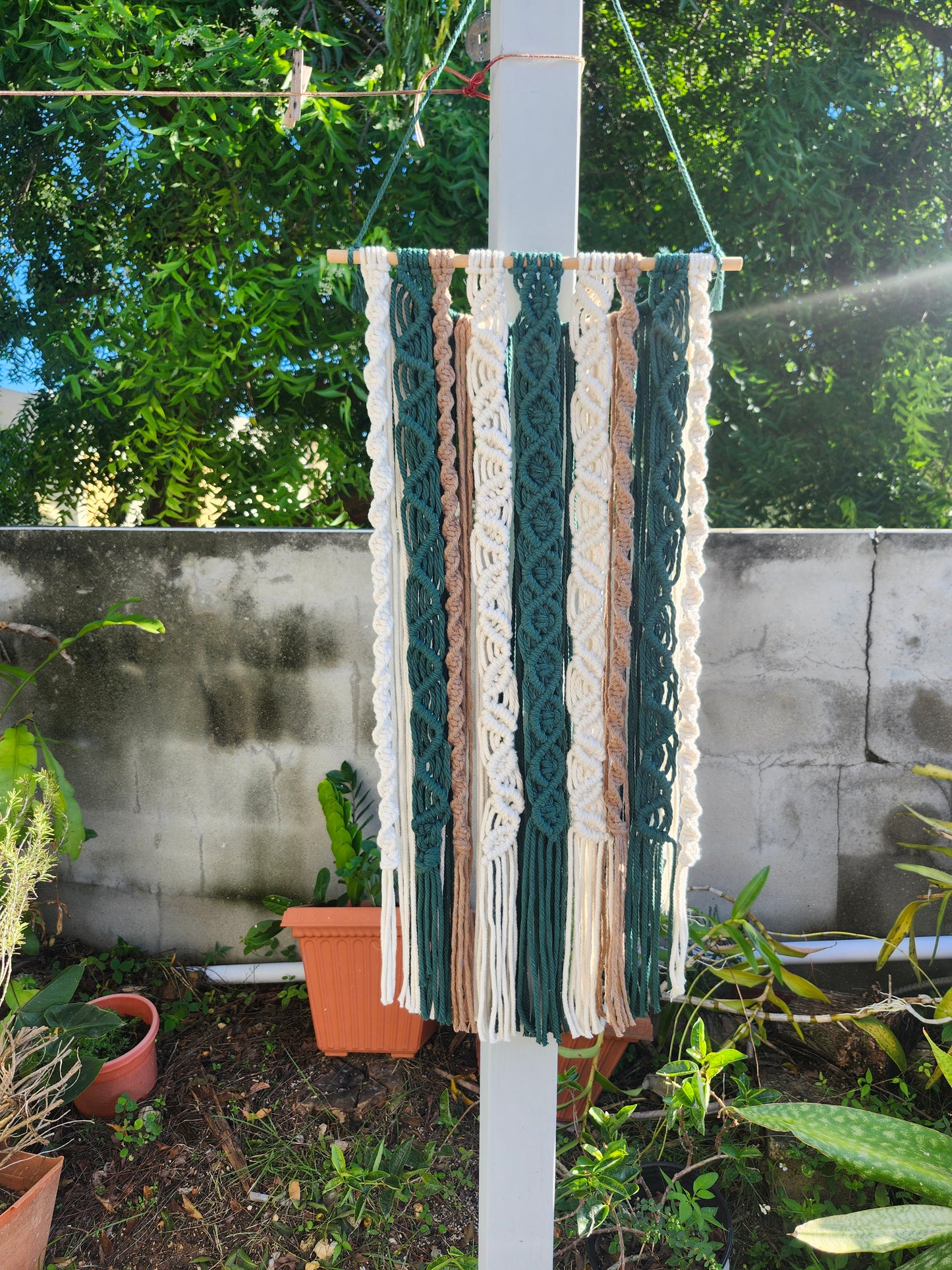 Colgante macramé