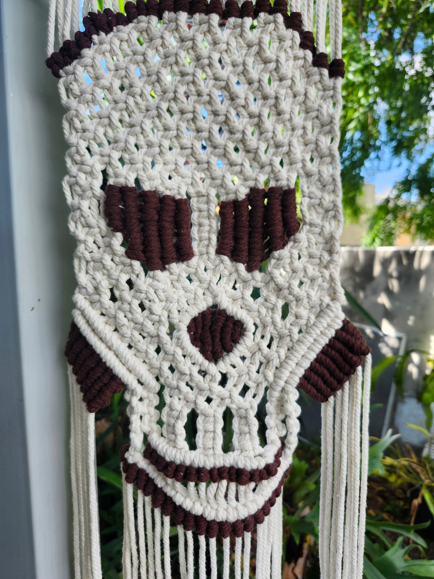 Calavera macramé