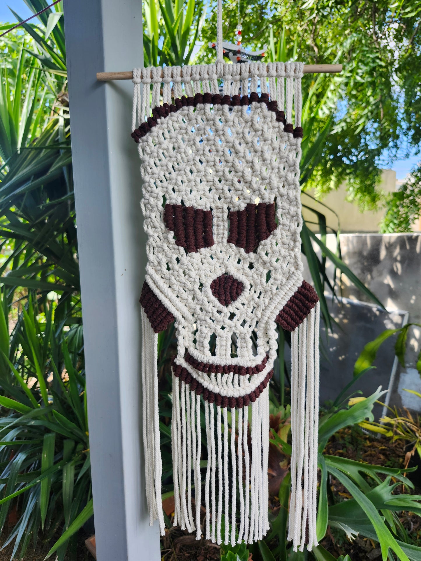 Calavera macramé