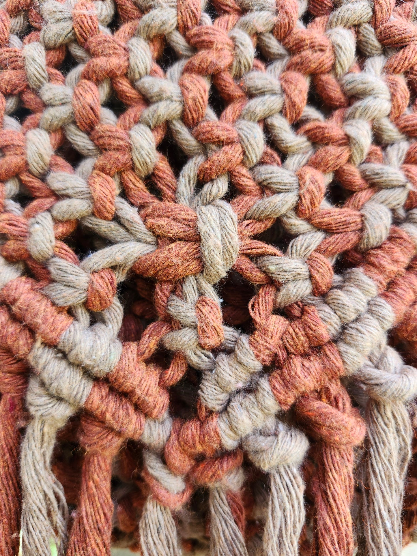 Cartera macramé