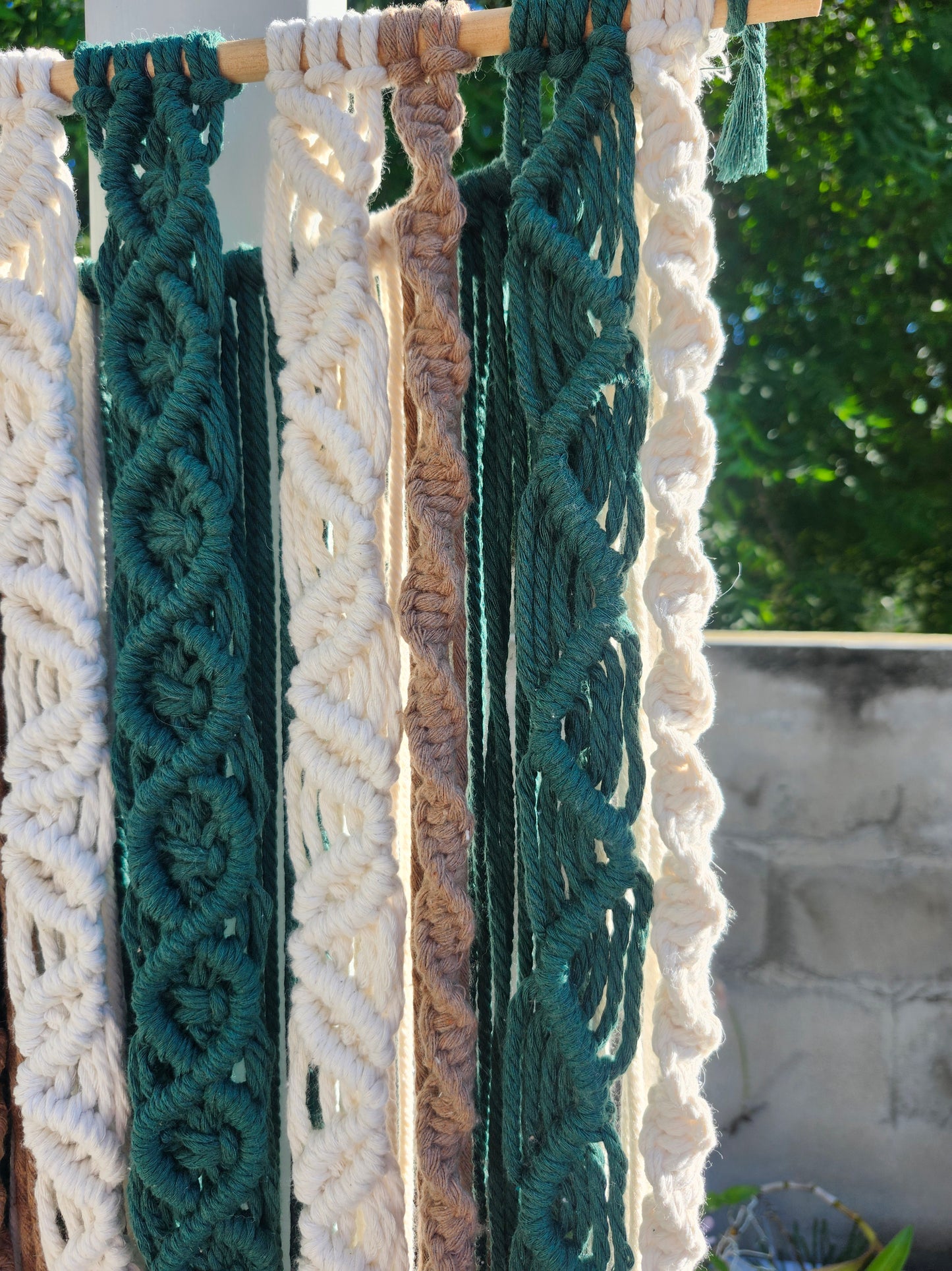 Colgante macramé