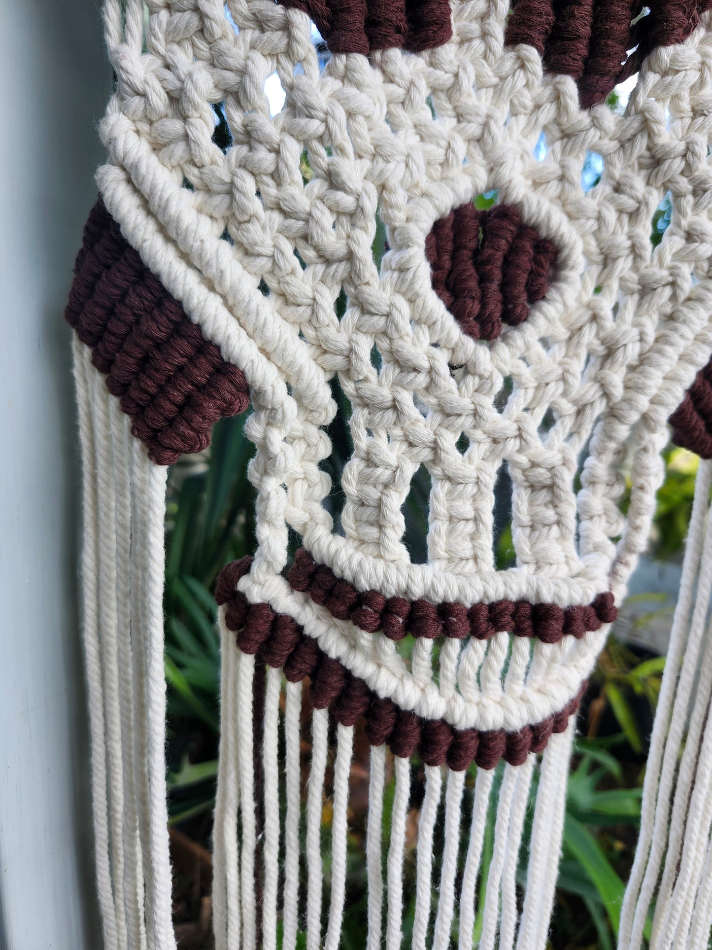 Calavera macramé