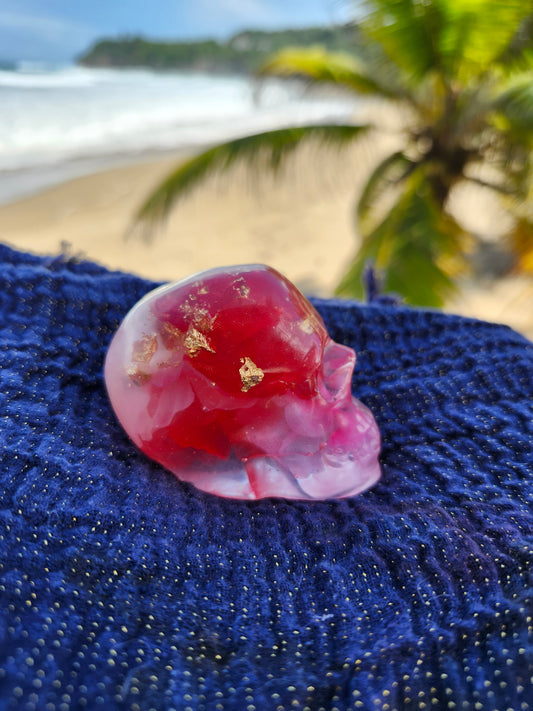 Calavera Mediana con flores