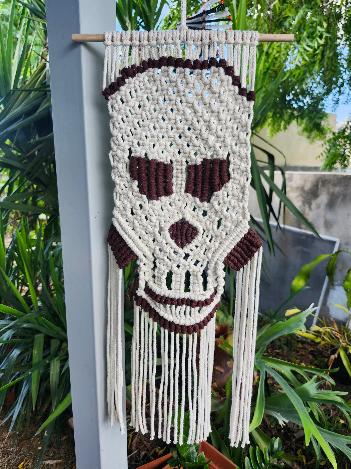 Calavera macramé