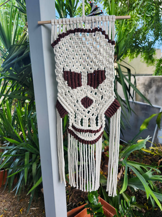 Calavera macramé