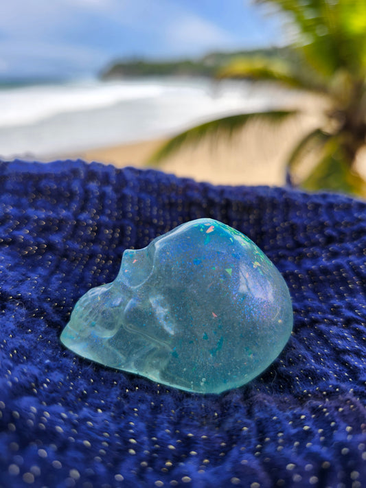 Calavera mini Aqua