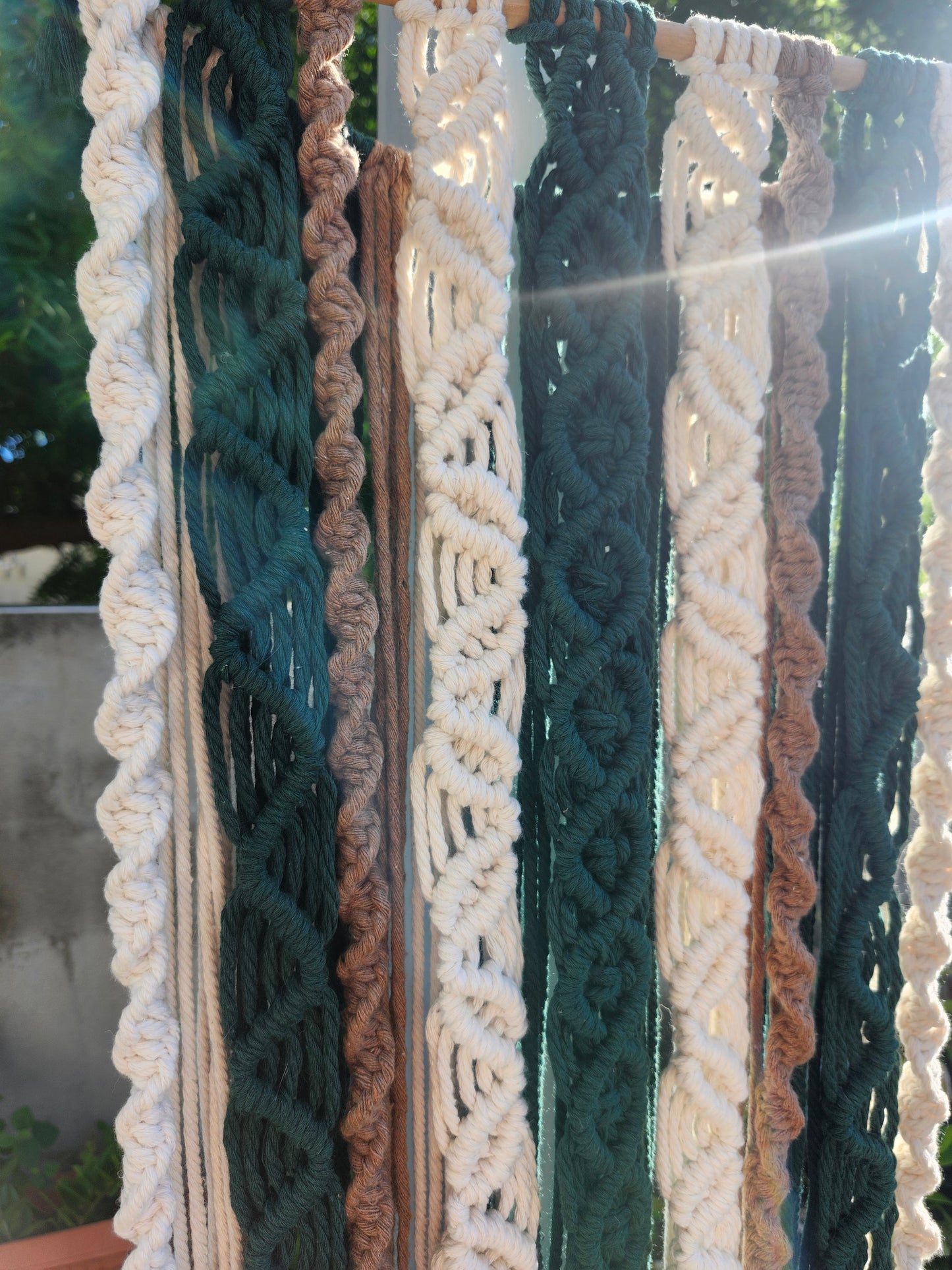 Colgante macramé