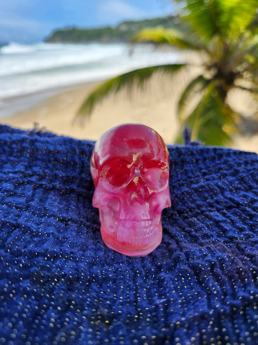 Calavera Mediana con flores