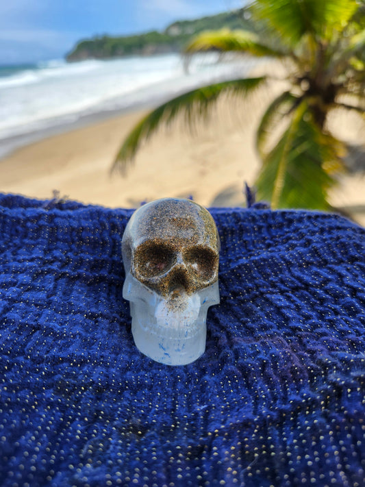 Calavera Mediana con arena