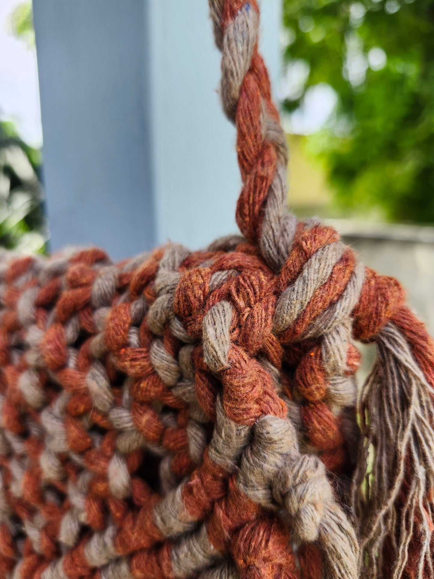 Cartera macramé