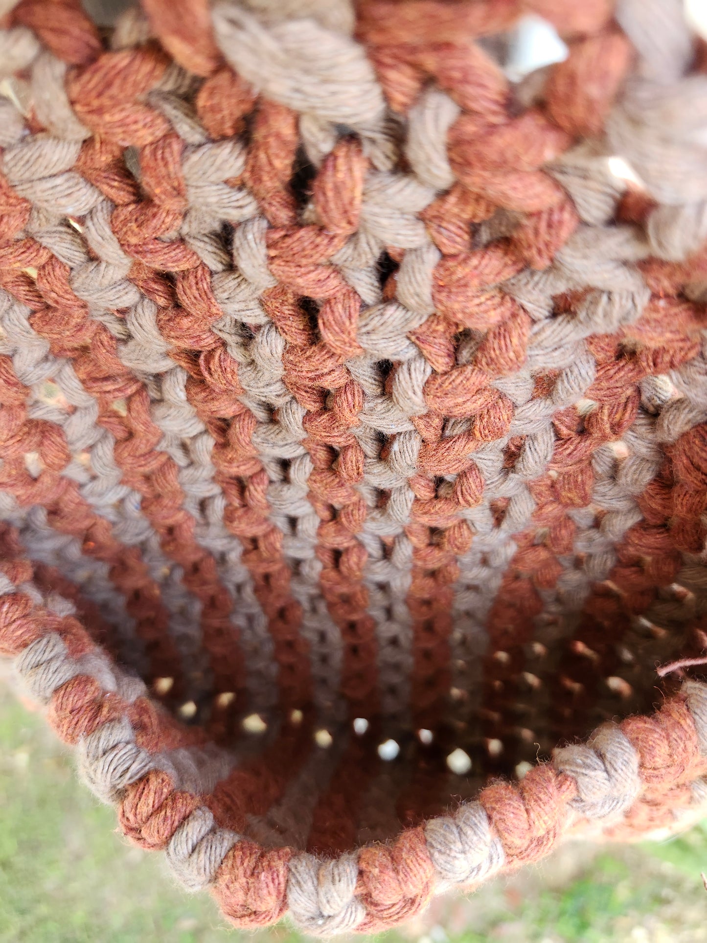 Cartera macramé